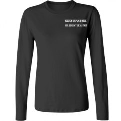 Ladies Relaxed Fit Basic Long Sleeve Tee