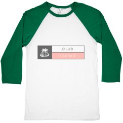 Clubeskimo Pink Print Raglan Top