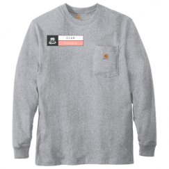 Unisex Carhartt Pocket Long Sleeve Tee