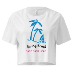 Ladies Festival Cali Crop Top Tee
