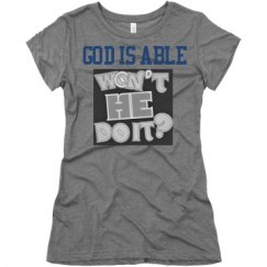 Ladies Slim Fit Super Soft Triblend Tee