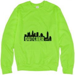 Unisex Neon Crewneck Sweatshirt