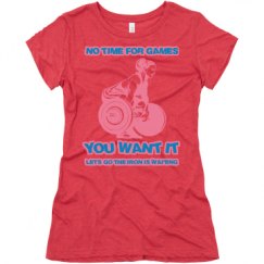 Ladies Slim Fit Super Soft Triblend Tee