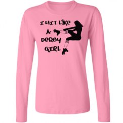 Ladies Relaxed Fit Basic Long Sleeve Tee