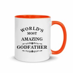 11oz Ceramic Mug with Color Inside