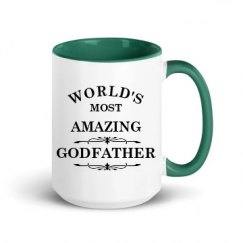 15oz Ceramic Mug with Color Inside