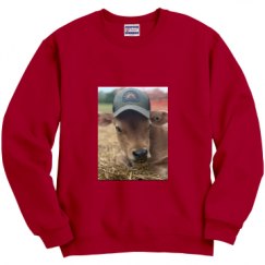 Unisex Film and Foil Crewneck Sweatshirt