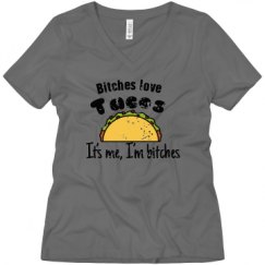 Ladies Relaxed Fit V-Neck Tee