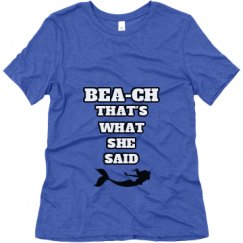 Ladies Relaxed Fit Super Soft Triblend Tee