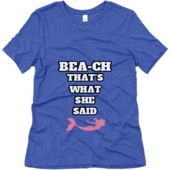 Ladies Relaxed Fit Super Soft Triblend Tee