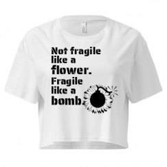 Ladies Festival Cali Crop Top Tee