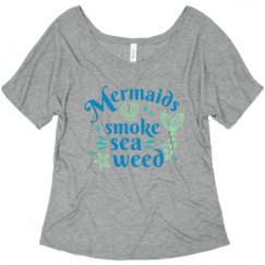Ladies Flowy Slouchy Tee
