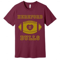 Tee with football 