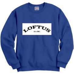 Unisex Film and Foil Crewneck Sweatshirt