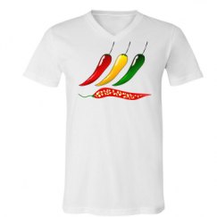 Unisex V-Neck Jersey Tee