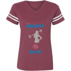 Ladies Relaxed Fit Vintage Sports Tee