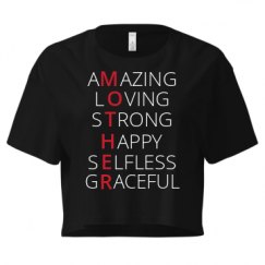 Ladies Festival Cali Crop Top Tee