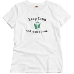 Keep Calm Read - w grey