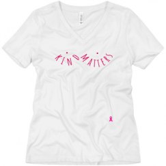 Ladies Relaxed Fit V-Neck Tee