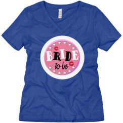 Ladies Relaxed Fit V-Neck Tee