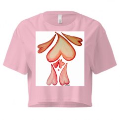 Ladies Festival Cali Crop Top Tee