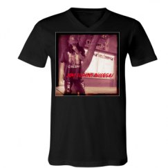 Unisex V-Neck Jersey Tee