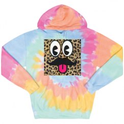 Unisex Tie-Dye Fleece Hoodie