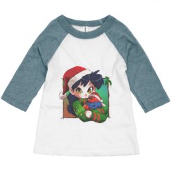 Toddler 3/4 Sleeve Raglan Tee