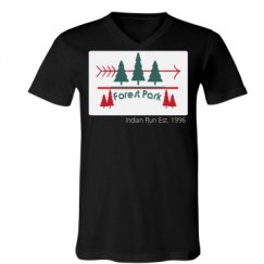 Unisex V-Neck Jersey Tee