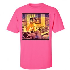 Unisex Ultra Cotton Safety Neon Crewneck Tee