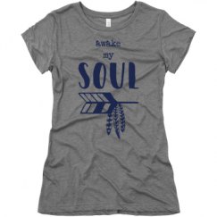 Ladies Slim Fit Super Soft Triblend Tee