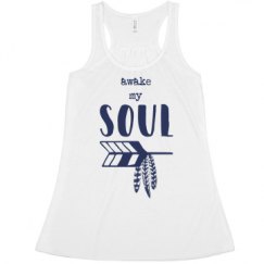 Ladies Flowy Racerback Tank