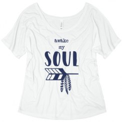 Ladies Flowy Slouchy Tee