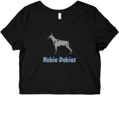 Ladies Slim Fit Crop Top Tee