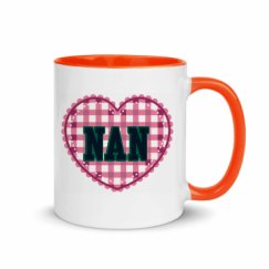 11oz Ceramic Mug with Color Inside