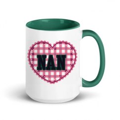 15oz Ceramic Mug with Color Inside