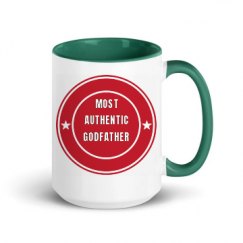 15oz Ceramic Mug with Color Inside