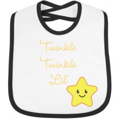 Infant Contrast Trim Bib