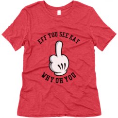 Ladies Relaxed Fit Super Soft Triblend Tee