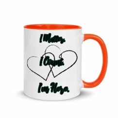 11oz Ceramic Mug with Color Inside