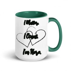 15oz Ceramic Mug with Color Inside