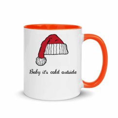 11oz Ceramic Mug with Color Inside