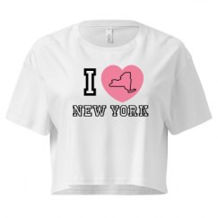 Ladies Festival Cali Crop Top Tee