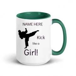 15oz Ceramic Mug with Color Inside