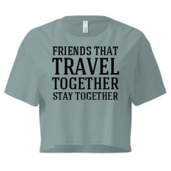 Ladies Festival Cali Crop Top Tee