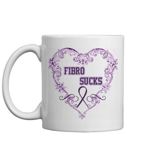 Fibro Sucks Pretty Coffee Mug Fibro Sucks Pretty Coffee Mug