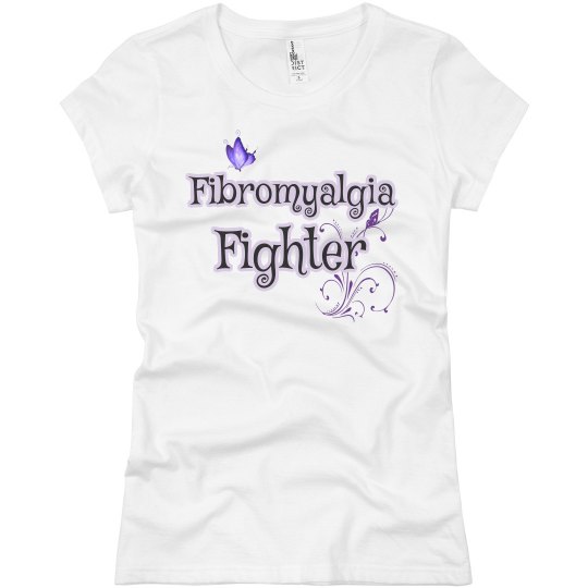Fibromyalgia Fighter Sporty Tee