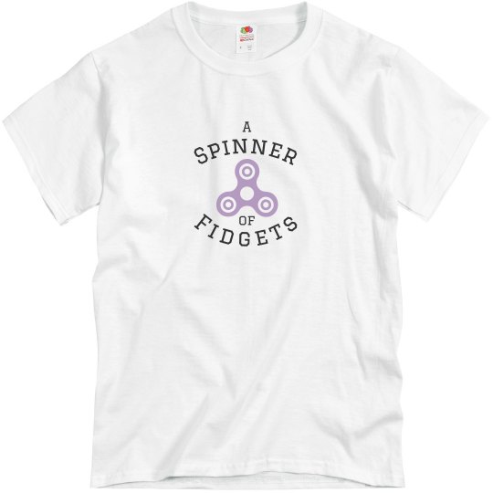 Fidget Spinner grey w/purple