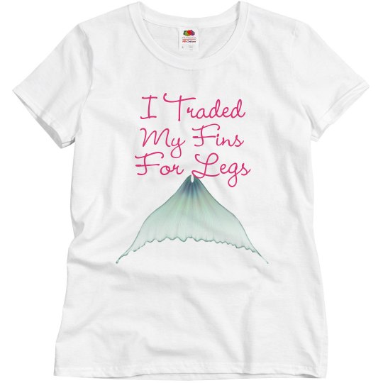 "Fins For Legs" Relaxed Fit Tee "Fins For Legs" Relaxed Fit Tee