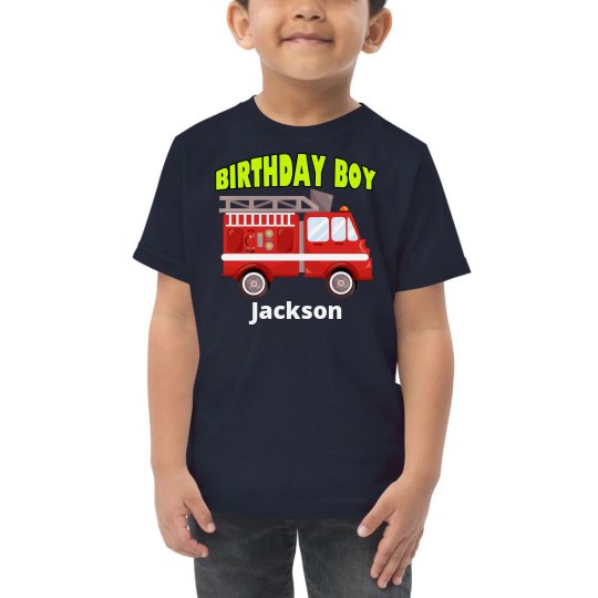 Fire Truck Birthday Boy Fire Truck Birthday Boy